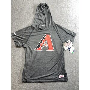 Stitches‎ Arizona Diamondbacks MLB kids size XL Heather black hooded SS Shirt